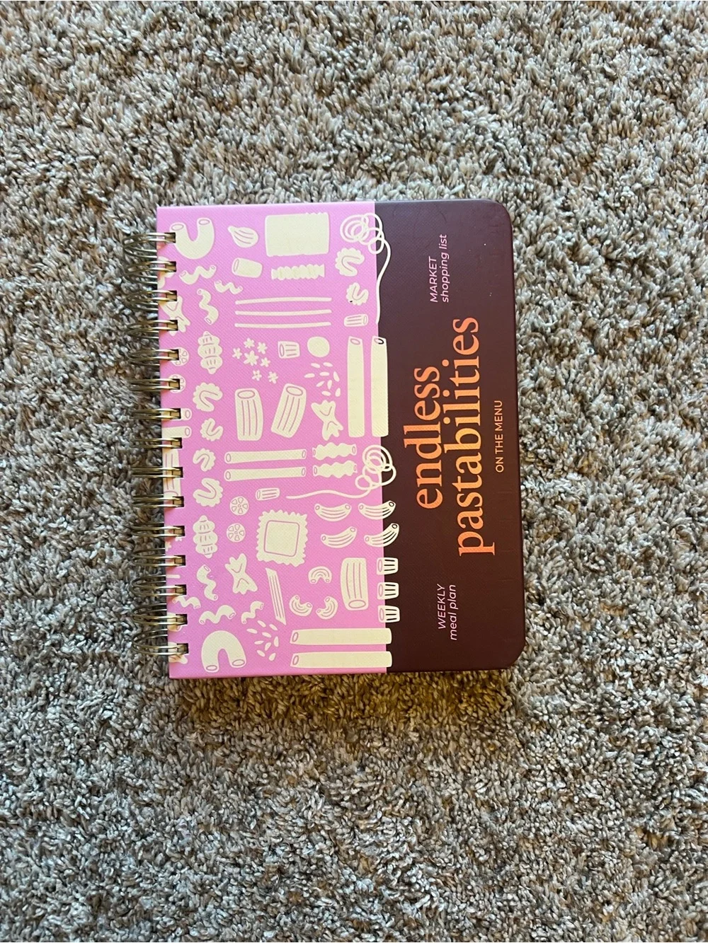 Target Endless Pastabilities Spiral Notebook Meal Planner